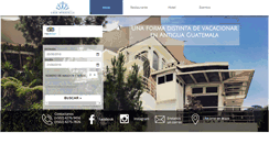 Desktop Screenshot of hotelcasamiravalle.com